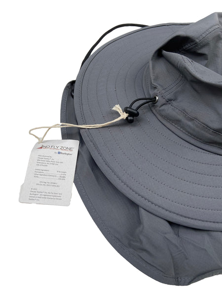 Bucket Hat - Charcoal/ Black UPF 30+