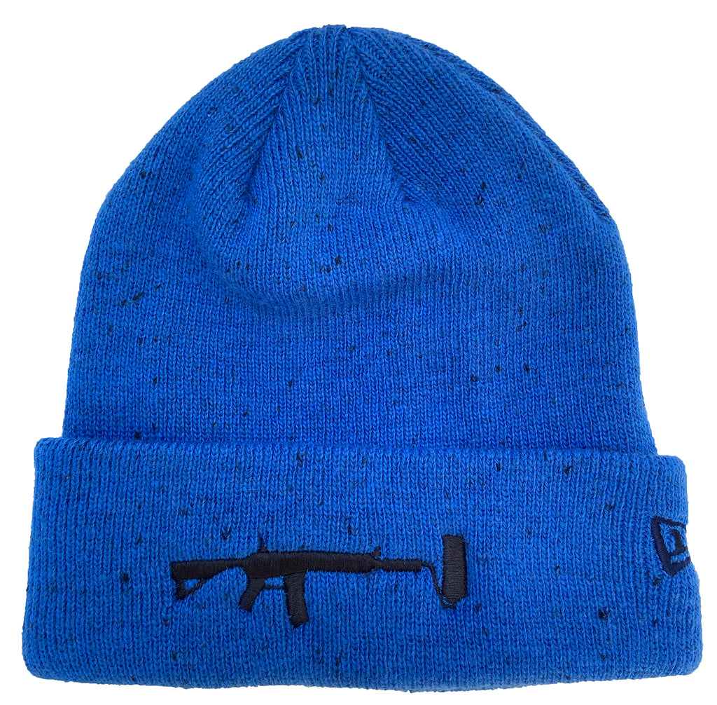 New Era Beanie Spotted Blue - Black