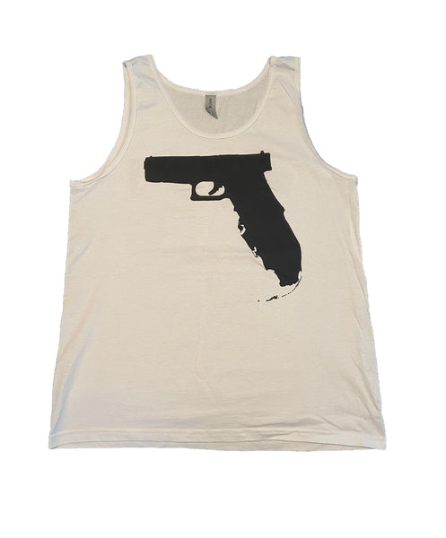 Florida Gun Tank top - White