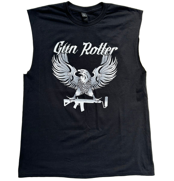 Eagle Sleeveless shirt - Black
