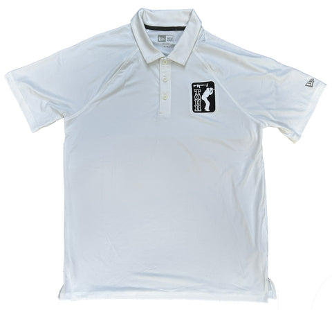 Tour Polo New Era Performance White - Black