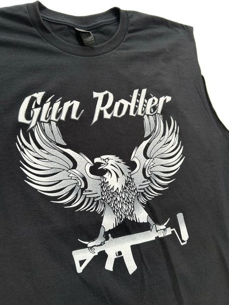 Eagle Sleeveless shirt - Black