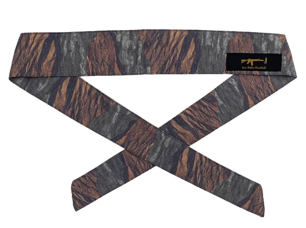 Gun Roller Headband - Leaf Camo/Green