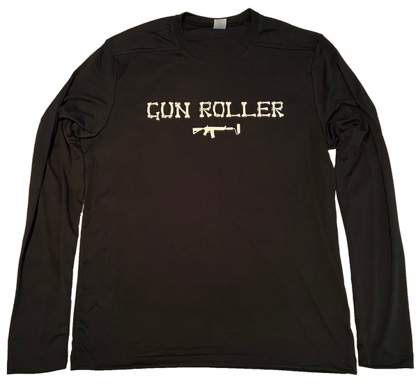 Off the Break Performance longsleeve UPF50 - Black/White