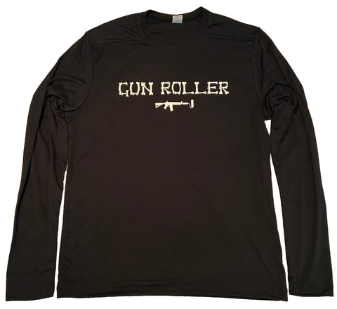 Off the Break Performance longsleeve UPF50 - Black/White