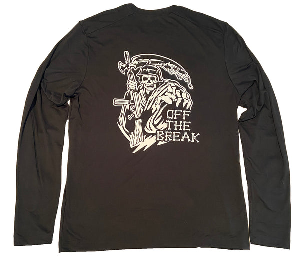 Off the Break Performance longsleeve UPF50 - Black/White