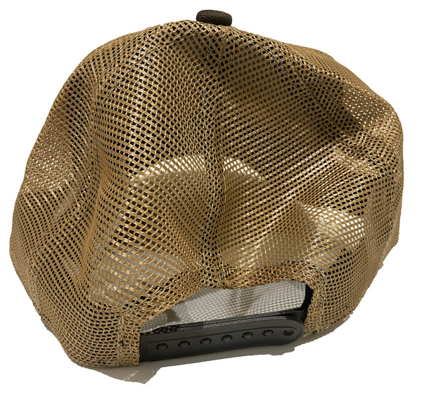 Spearfishing New Era Mesh Trucker Brown - Khaki