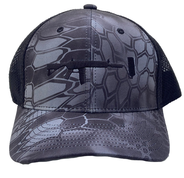 Mesh Hat - Black/Grey Kryptek
