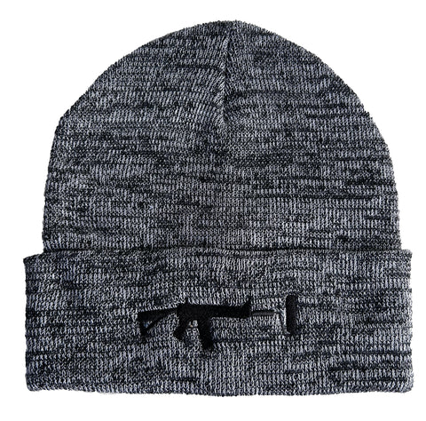 Gambler Beanie - Black/White