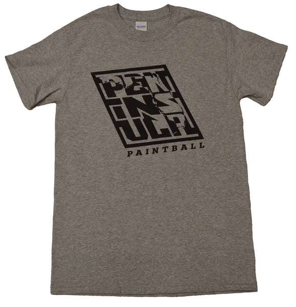 Gun Roller / Peninsula t shirt- Grey/Black