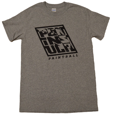 Gun Roller / Peninsula t shirt- Grey/Black
