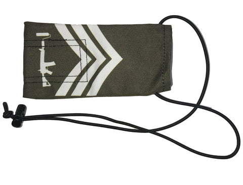 Barrel Cover - Olive/White Stripes