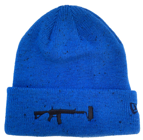 New Era Beanie Spotted Blue - Black