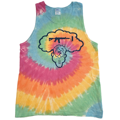 Tank top Tie dye Warhead - Navy